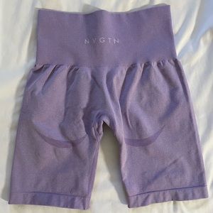 NVGTN lilac biker shorts